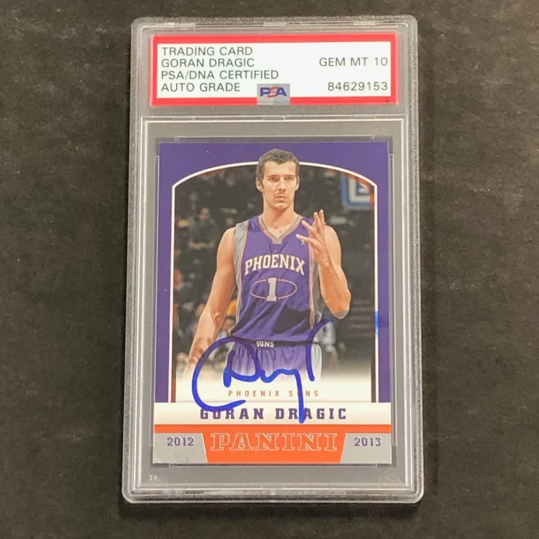 2012-13 Panini Basketball #66 Goran Dragic Signed Card AUTO 10 PSA/DNA Slabbed S