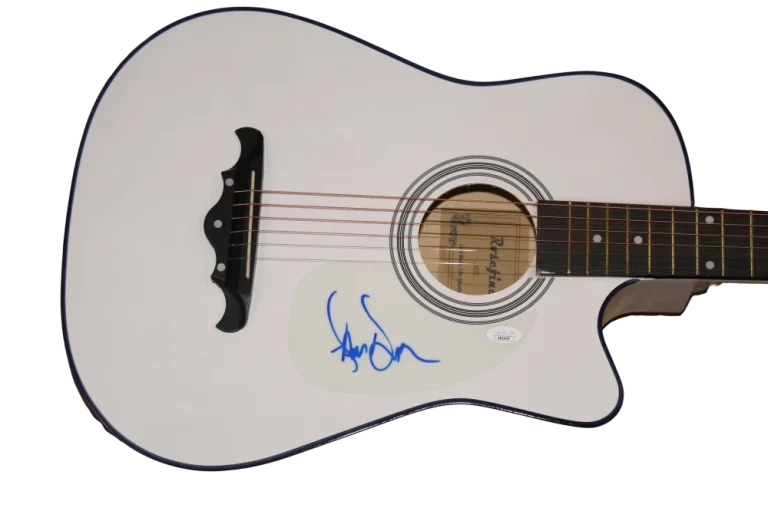 ADAM DURITZ SIGNED AUTOGRAPH FULL SIZE ACOUSTIC GUITAR COUNTING CROWS STUD JSA