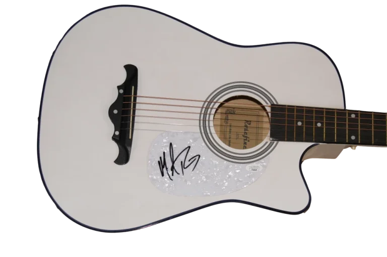 MICHAEL RAY SIGNED AUTOGRAPH FULL SIZE ACOUSTIC GUITAR - COUNTRY STAR JSA COA