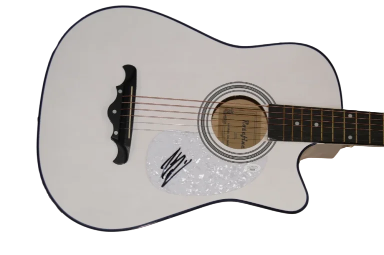 JORDAN DAVIS SIGNED AUTOGRAPH FULL SIZE ACOUSTIC GUITAR - HOME STATE W/ JSA COA