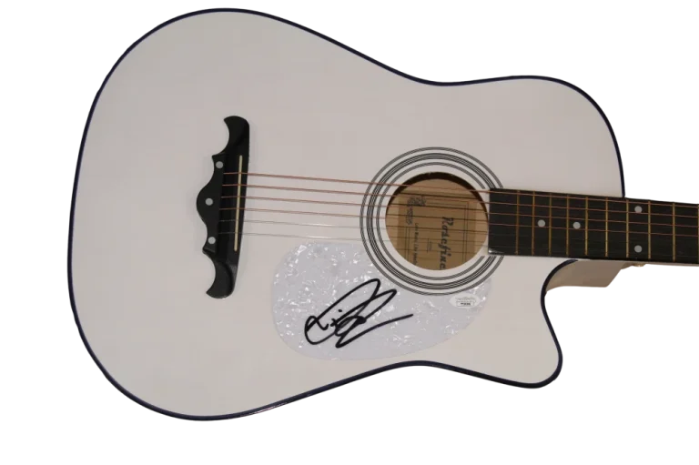 DEVIN DAWSON SIGNED AUTOGRAPH FULL SIZE ACOUSTIC GUITAR - THE PINK SLIP JSA COA