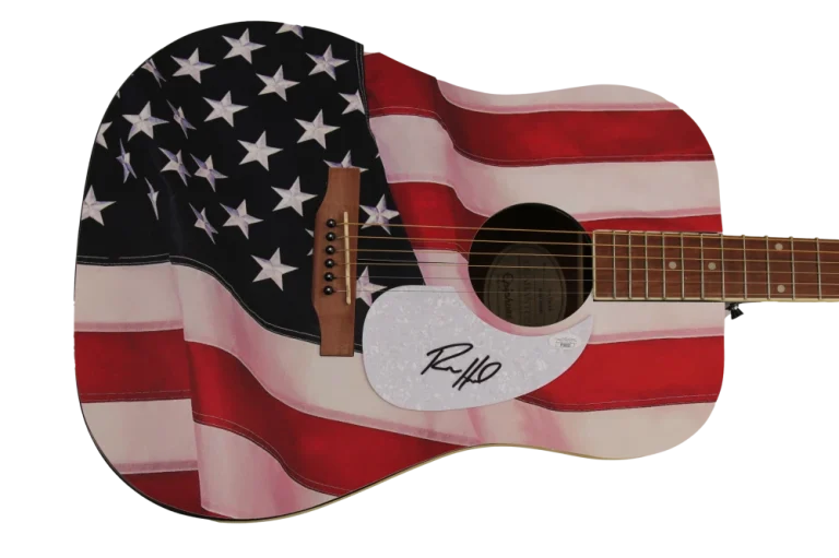 RYAN HURD SIGNED AUTOGRAPH GIBSON CUSTOM 1/1 EPIPHONE ACOUSTIC GUITAR JSA COA