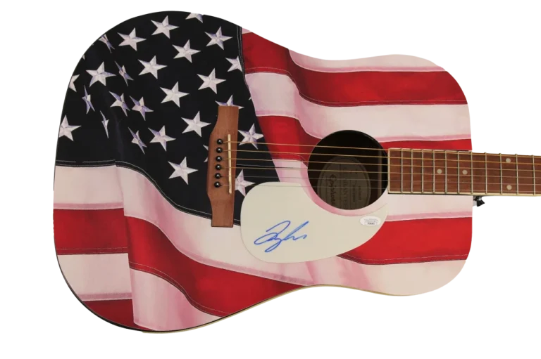 TYLER HUBBARD SIGNED AUTOGRAPH CUSTOM 1/1 GIBSON GUITAR FLORIDA GEORGIA LINE JSA