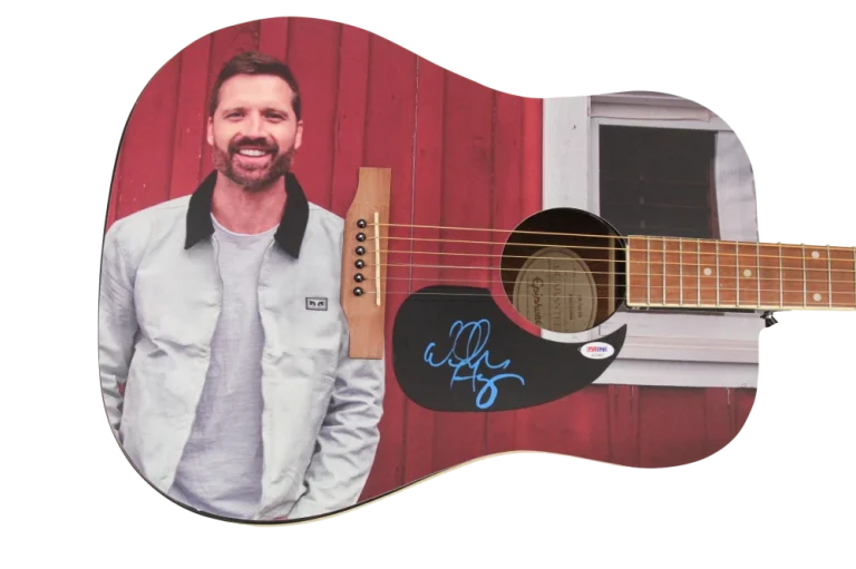 WALKER HAYES SIGNED AUTOGRAPH CUSTOM 1/1 GIBSON EPIPHONE ACOUSTIC GUITAR PSA COA