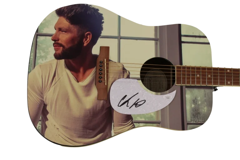 CHRIS LANE SIGNED AUTOGRAPH CUSTOM 1/1 GIBSON EPIPHONE ACOUSTIC GUITAR - JSA COA