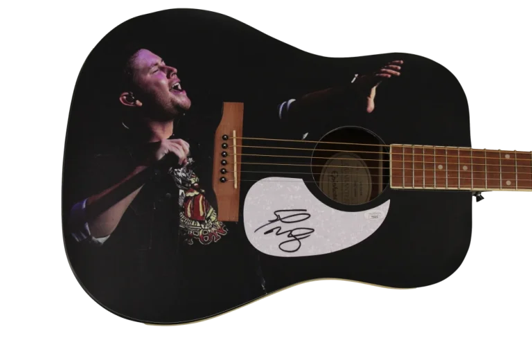 SCOTTY MCCREERY SIGNED AUTOGRAPH CUSTOM GIBSON EPIPHONE ACOUSTIC GUITAR JSA COA