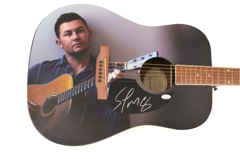 SCOTTY MCCREERY SIGNED AUTOGRAPH CUSTOM GIBSON GUITAR AMERICAN IDOL w/ JSA COA