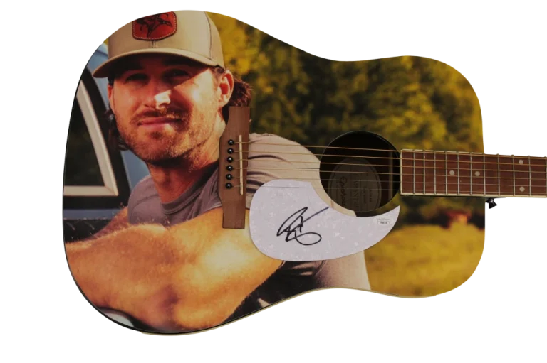 RILEY GREEN SIGNED AUTOGRAPH CUSTOM 1/1 GIBSON EPIPHONE ACOUSTIC GUITAR - JSA