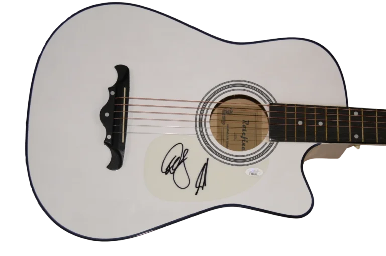 DAN SMYERS & SHAY MOONEY SIGNED AUTOGRAPH ACOUSTIC GUITAR DAN + SHAY JSA COA