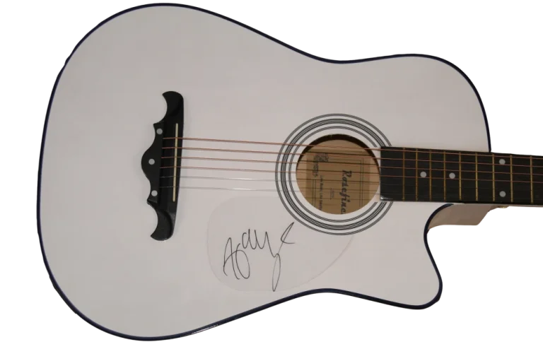 HARRY STYLES SIGNED AUTOGRAPH FULL SIZE ACOUSTIC GUITAR - VERY RARE! JSA COA