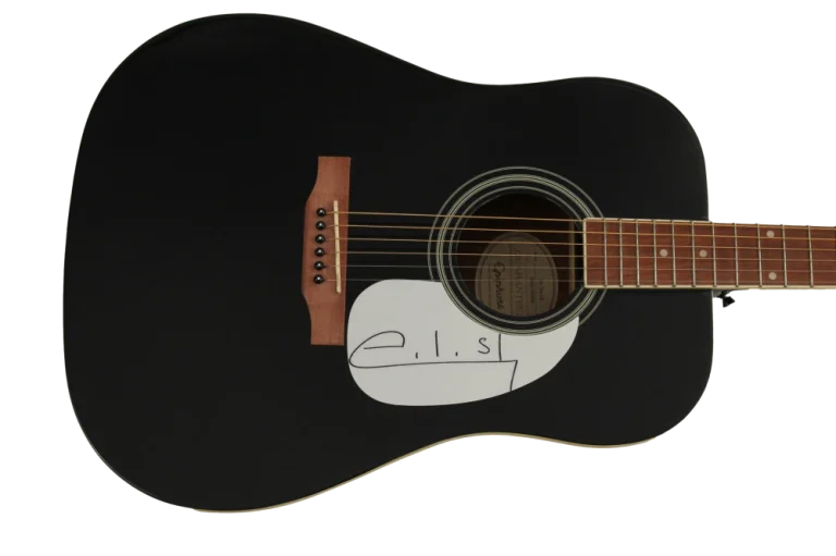 BILLIE EILISH SIGNED AUTOGRAPH GIBSON EPIPHONE ACOUSTIC GUITAR - RARE! JSA COA