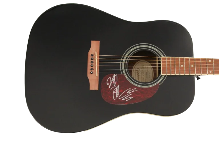 LADY A ANTEBELLUM BAND SIGNED AUTOGRAPH GIBSON EPIPHONE ACOUSTIC GUITAR JSA COA