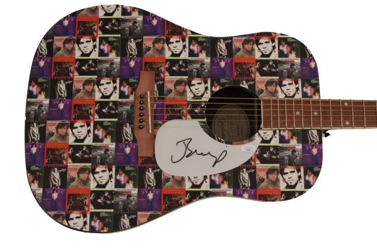 JOHN COUGAR MELLENCAMP SIGNED AUTOGRAPH CUSTOM 1/1 EPIPHONE GUITAR W/ JSA COA !