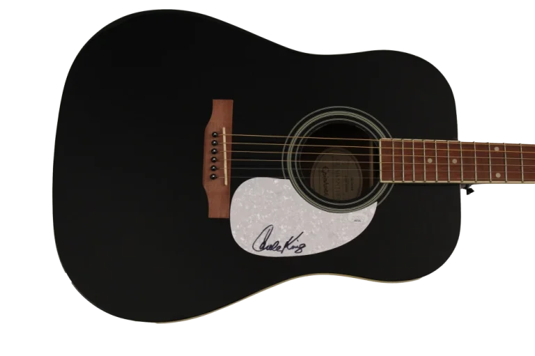 CAROLE KING SIGNED AUTOGRAPH GIBSON EPIPHONE ACOUSTIC GUITAR - TAPESTRY JSA COA