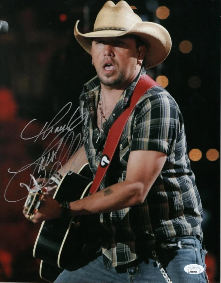 JASON ALDEAN SIGNED AUTOGRAPH 11X14 PHOTO - COUNTRY MUSIC MY KINDA PARTY JSA COA