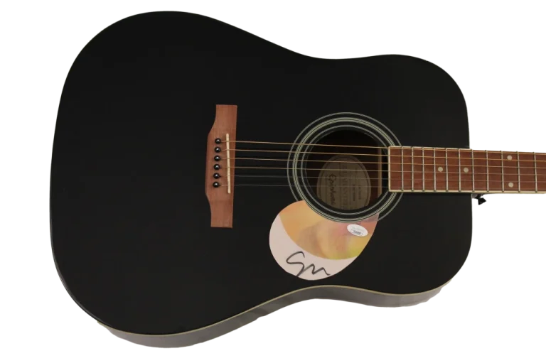 SHAWN MENDES SIGNED AUTOGRAPH GIBSON EPIPHONE ACOUSTIC GUITAR - ILLUMINATE JSA