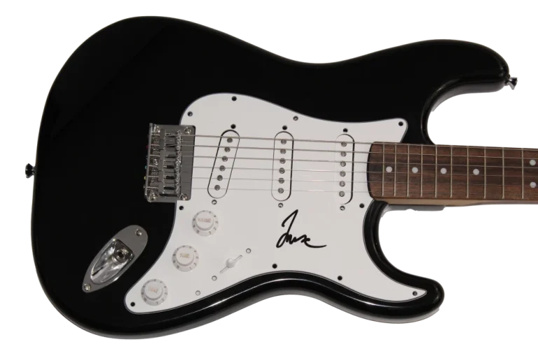TAYLOR HAWKINS SIGNED AUTOGRAPH BLACK FENDER ELECTRIC GUITAR FOO FIGHTERS W/ JSA