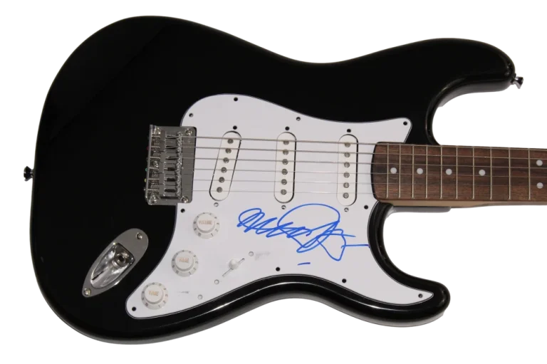 MICHAEL J FOX SIGNED AUTOGRAPH B FENDER ELECTRIC GUITAR MARTY MCFLY BTTF JSA COA