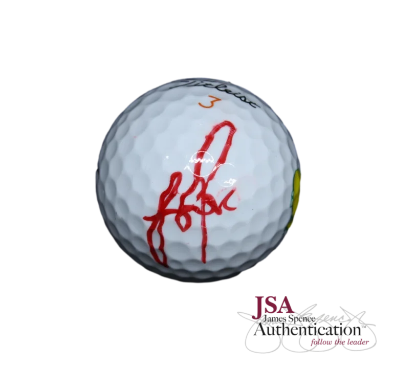 JUSTIN ROSE SIGNED AUTOGRAPH AUGUSTA MASTERS LOGO GOLF BALL - VERY RARE! JSA COA