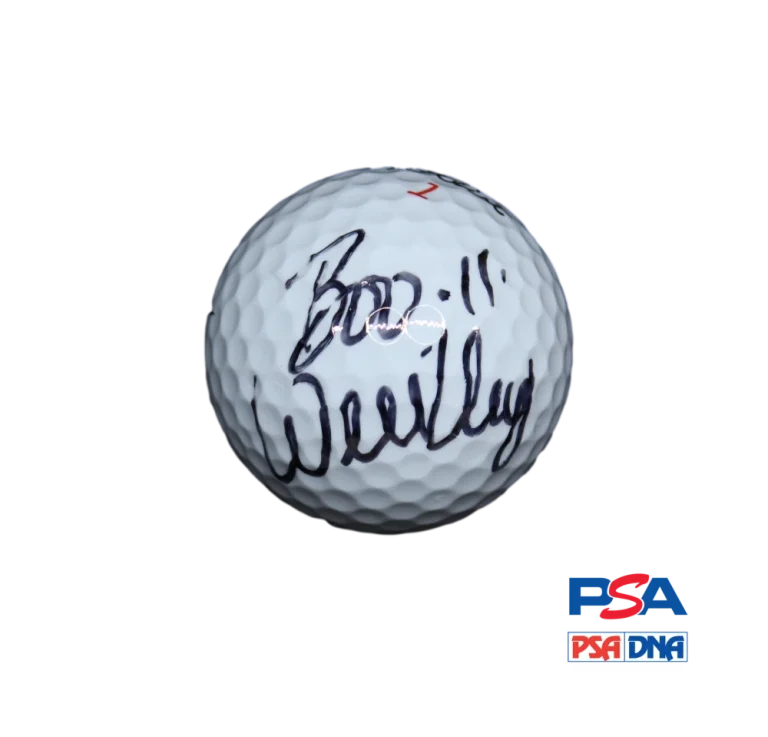 BOO WEEKLEY SIGNED AUTOGRAPH GOLF BALL - PGA TOUR CHAMPION RARE! W/ PSA COA