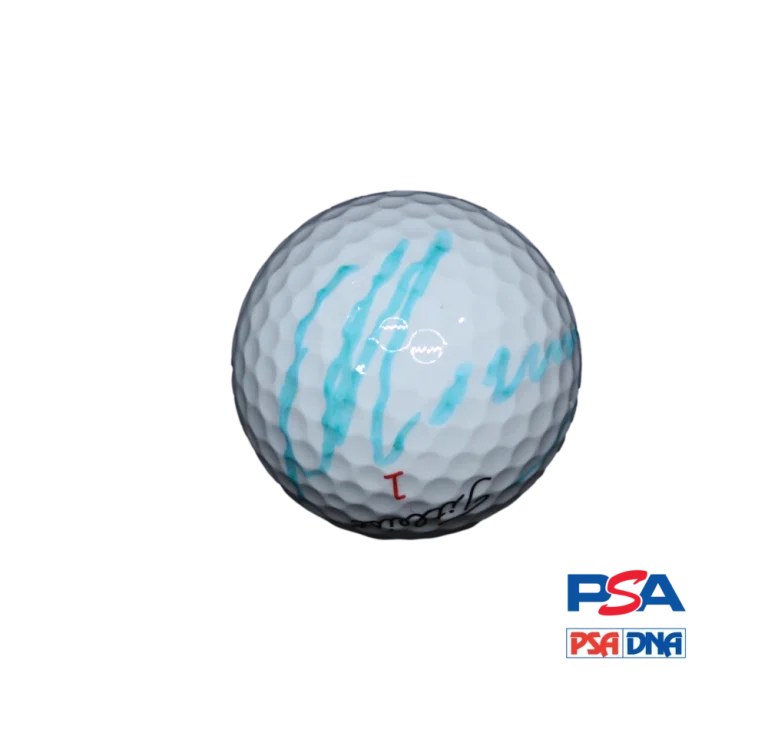 MATTEO MANASSERO SIGNED AUTOGRAPH GOLF BALL - EUROPEAN TOUR CHAMPION w/ PSA COA