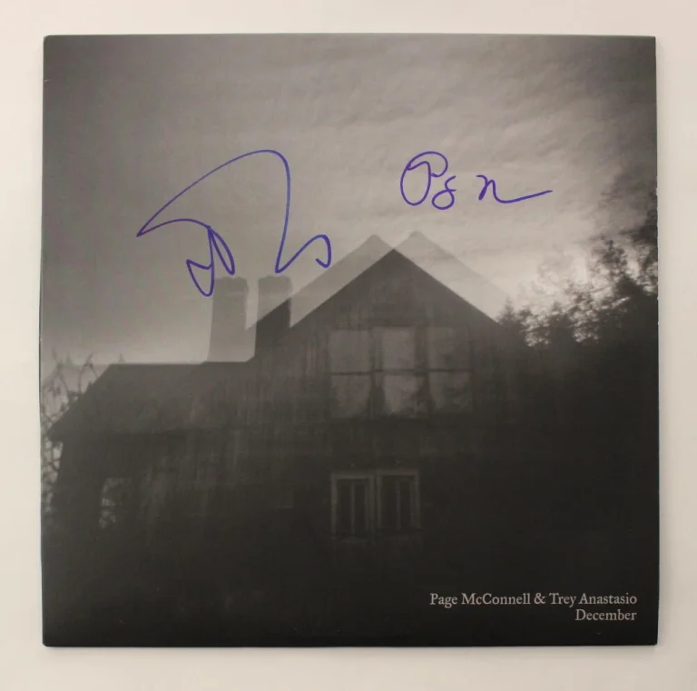 TREY ANASTASIO & PAGE MCCONNELL SIGNED AUTOGRAPH VINYL RECORD - DECEMBER JSA COA