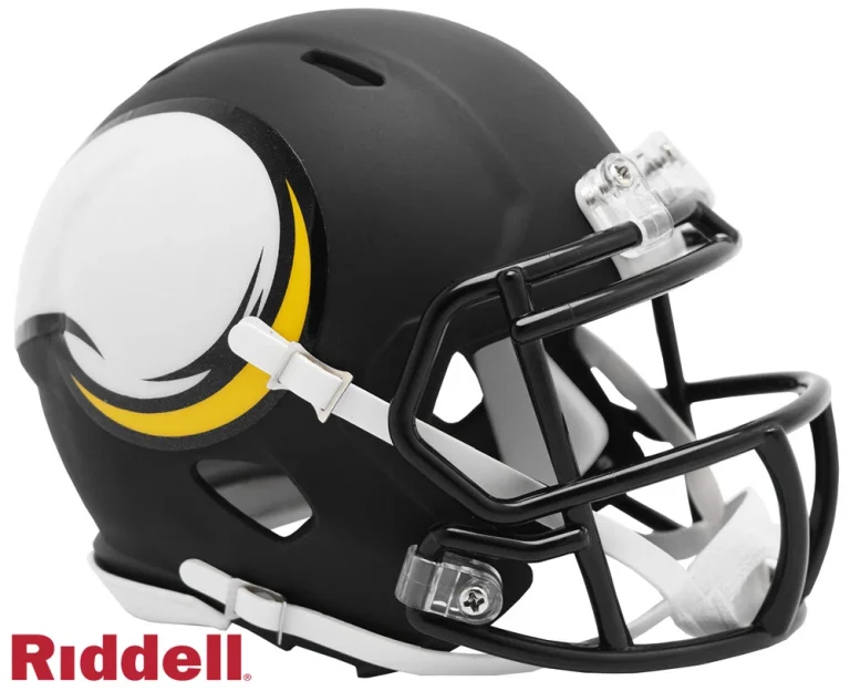 Minnesota Vikings AMP Speed Mini Helmet Riddell New In Box 10093