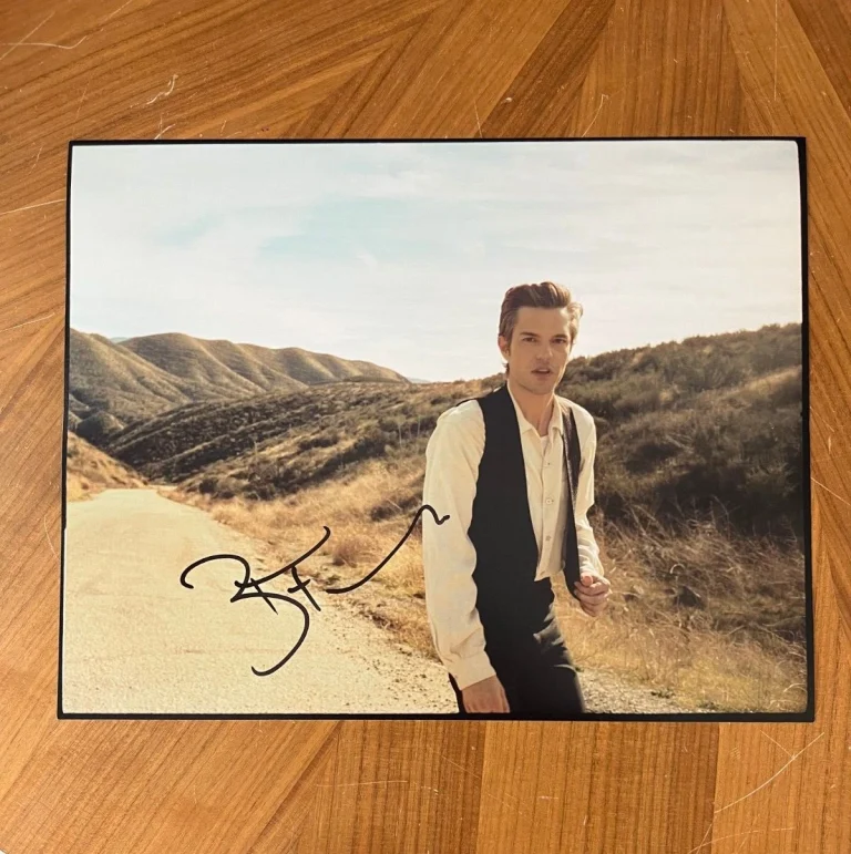 * BRANDON FLOWERS * signed 11x14 photo * THE KILLERS * 1