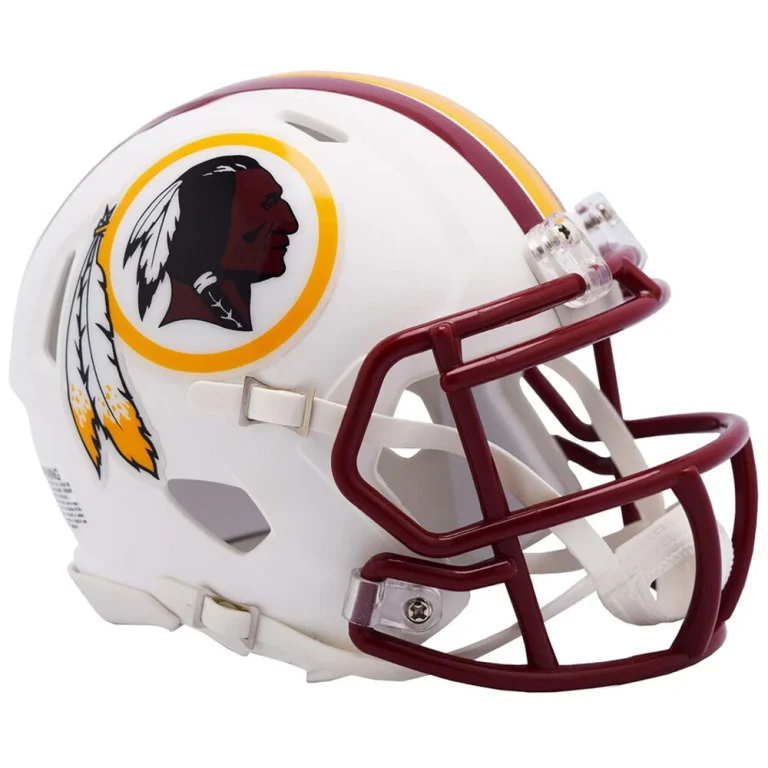 Washington Redskins White Matte Speed Mini Helmet Riddell New In Box 25508