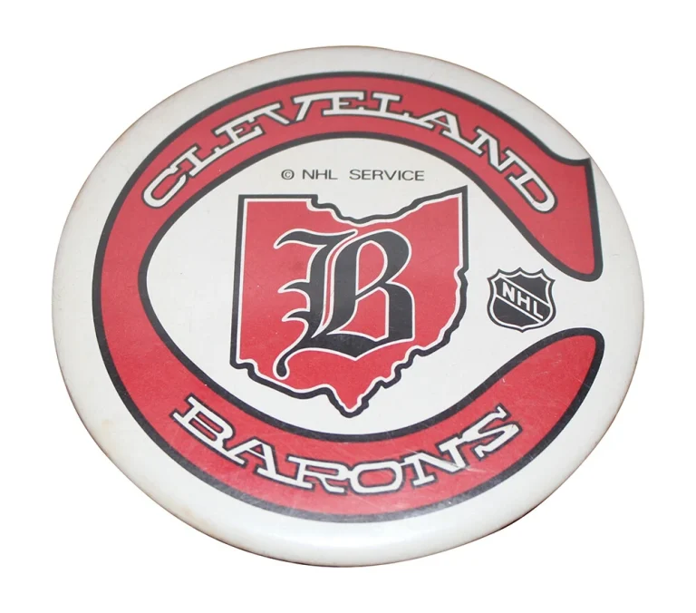Cleveland Barons NHL Vintage Button Pin 31793