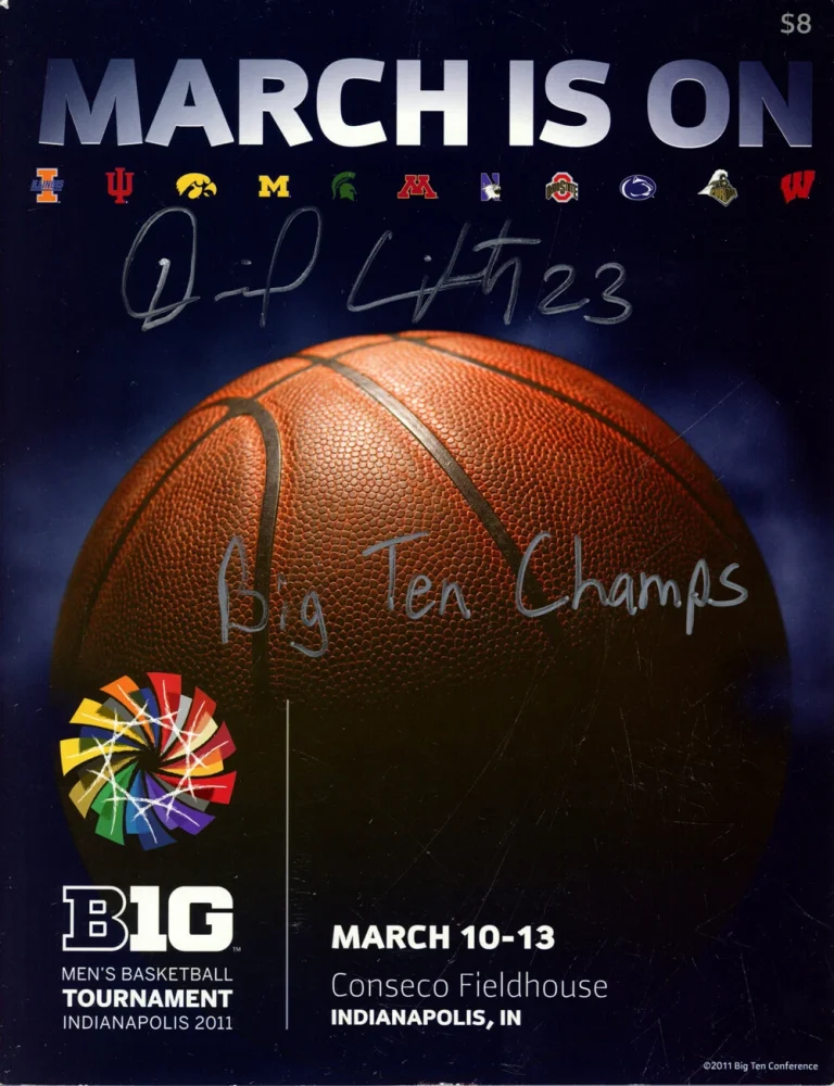 David Lighty Signed Ohio State Buckeyes Big Ten Champs Magazine Beckett 38164
