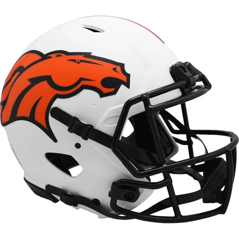 Denver Broncos Full Size Authentic Lunar Speed Helmet New In Box 28765