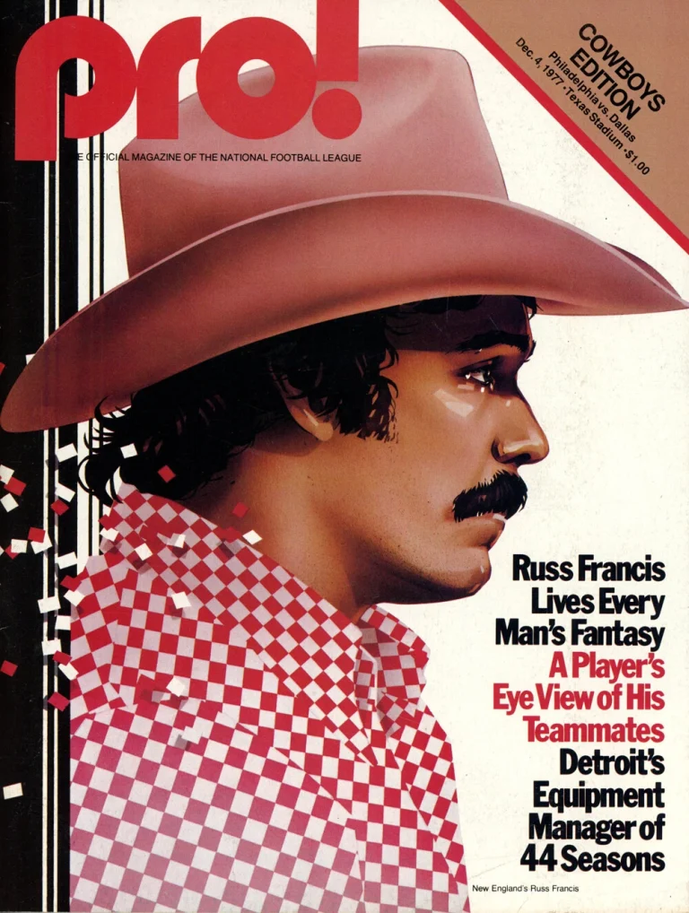 Pro! Magazine 12/4/1977 Patriots Russ Francis Cover Cowboys Edition 38332