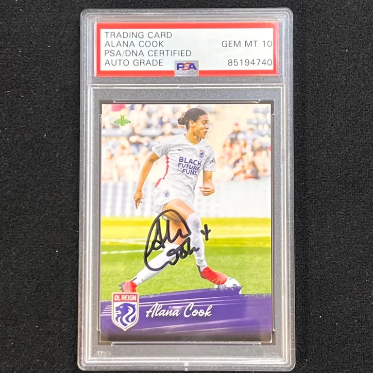 2021 Parkside Legend #275 Alana Cook Signed Card AUTO 10 PSA Slabbed OL Reign
