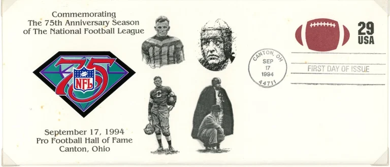75th Anniversary Season Commemorative Hall of Fame Cachet Envelope 42591