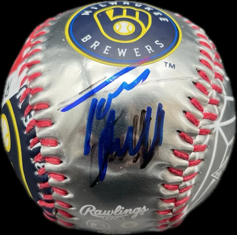 Tom Ricketts Chicago Cubs & Milwaukee Brewers Signed Baseball MLB PSA