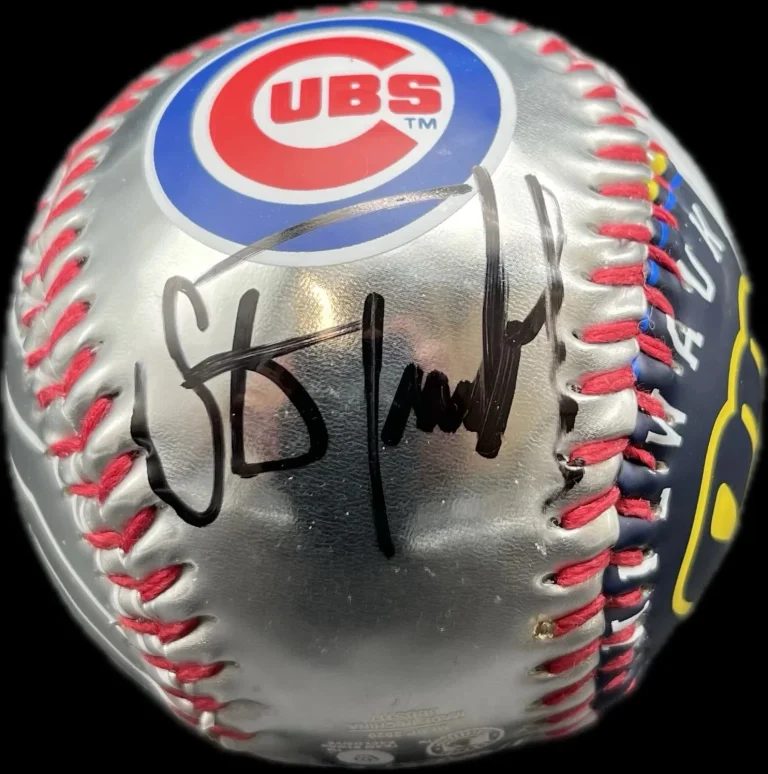 Steve Trachsel Chicago Cubs & Milwaukee Brewers Signed Baseball MLB PSA