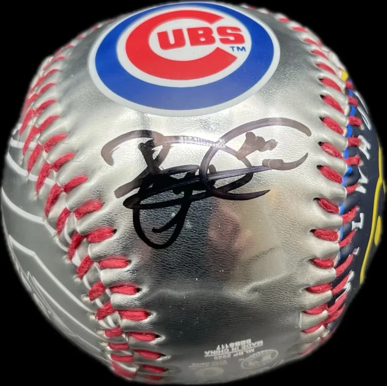 Ryan Dempster Chicago Cubs Signed Baseball MLB PSA