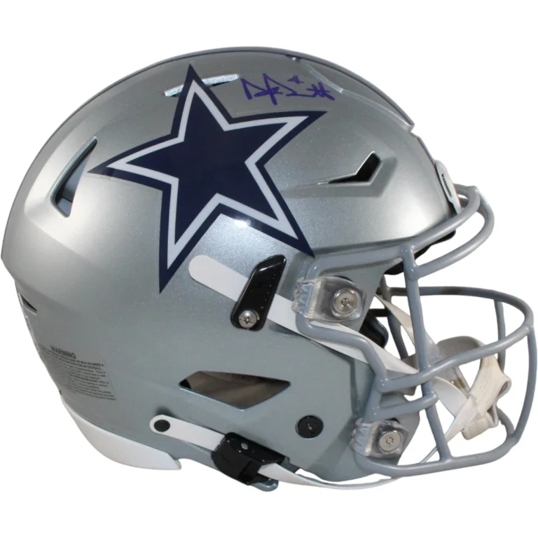 Dak Prescott Autographed Dallas Cowboys SpeedFlex Helmet Beckett 56283
