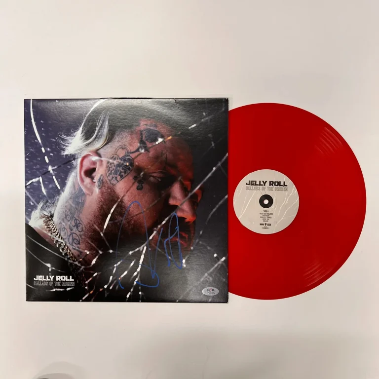 Jelly Roll Signed Ballads of the Broken Vinyl Album PSA