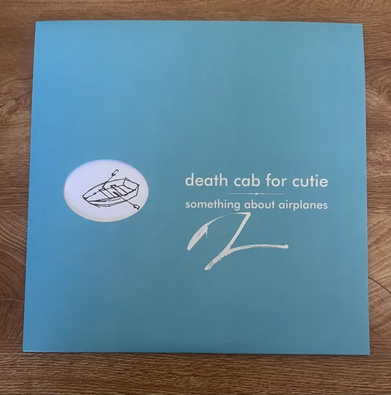 * DEATH CAB FOR CUTIE * signed album * SOMETHING ABOUT AIRPLANES * BEN GIBBARD