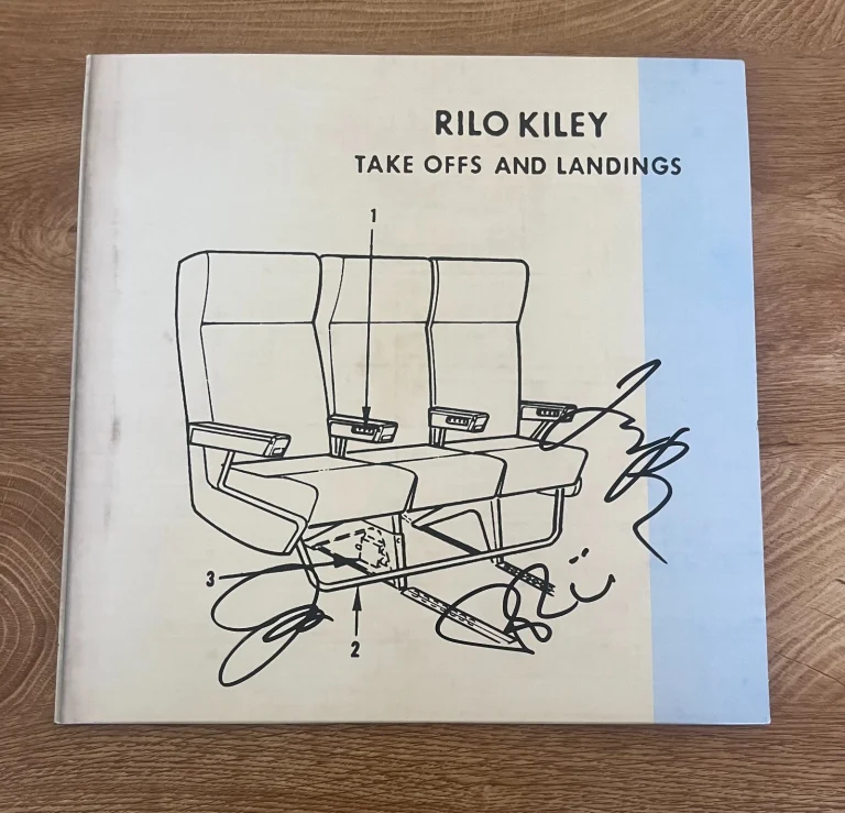 * RILO KILEY * signed vinyl album * TAKE OFFS AND LANDINGS * COA