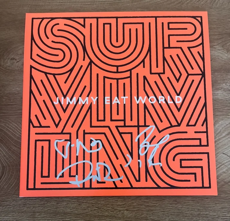 * JIMMY EAT WORLD * signed vinyl album * SURVIVING *