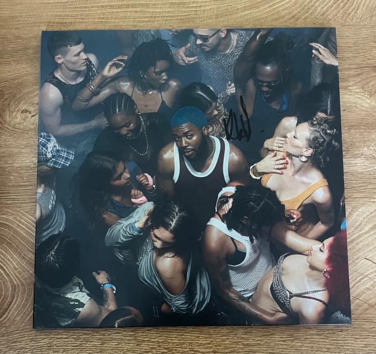* KHALID ROBINSON * signed vinyl album * AFTER THE SUN GOES DOWN * COA *