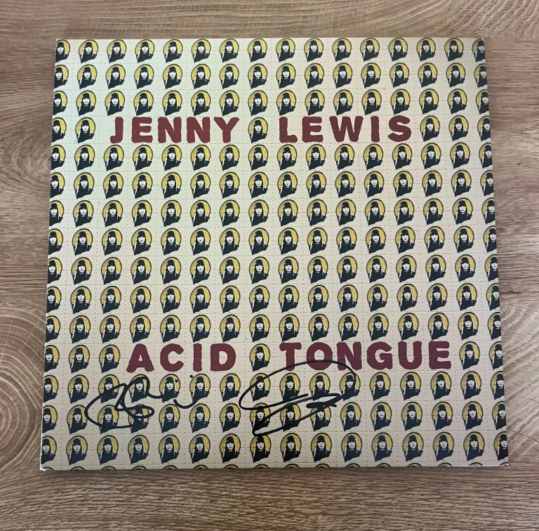 * JENNY LEWIS * signed vinyl album * ACID TONGUE * COA