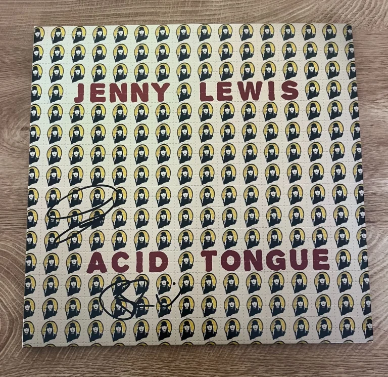 * JENNY LEWIS * signed vinyl album * ACID TONGUE * COA