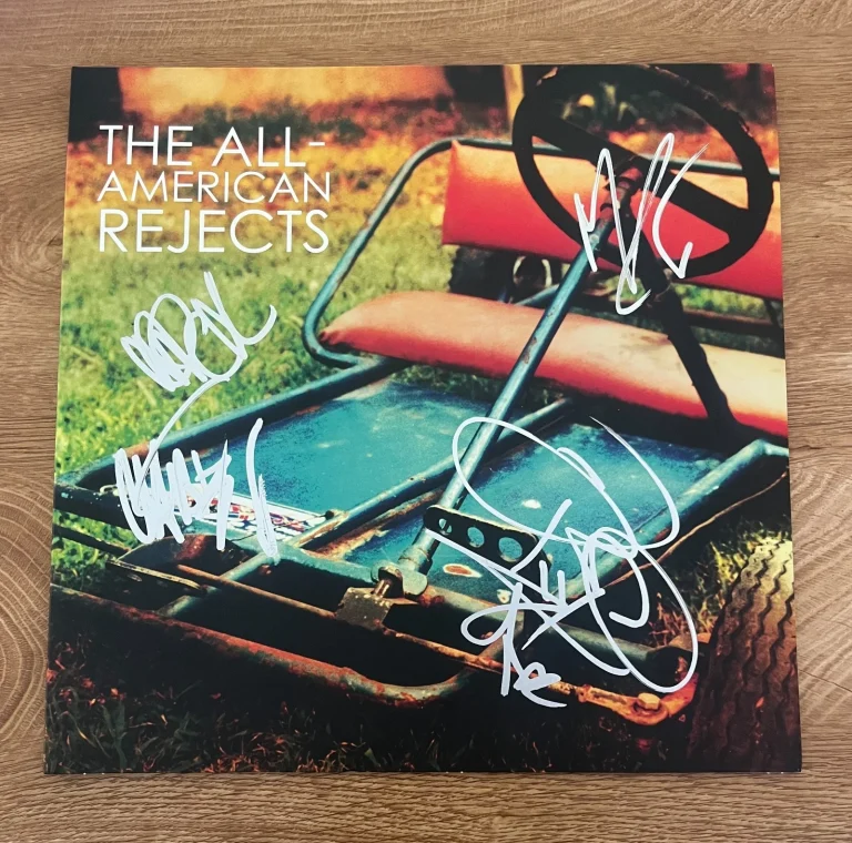 * ALL AMERICAN REJECTS * signed vinyl album * TYSON RITTER * COA *
