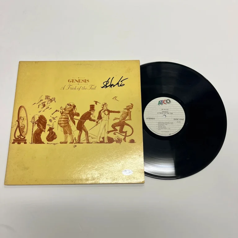 Steve Hackett Signed A Trick of the Tail Vinyl Album PSA Auto Genesis