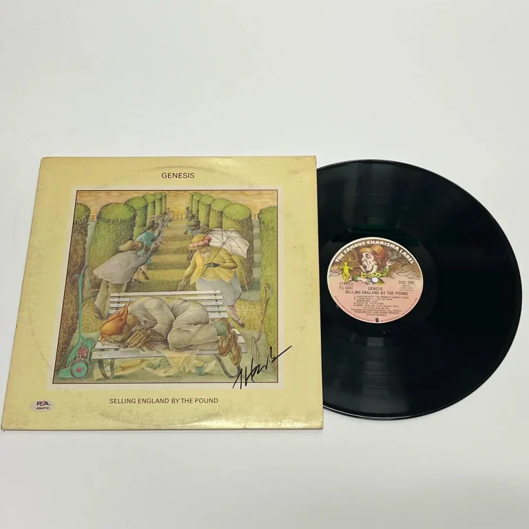 Steve Hackett Signed Selling England by the Pound Vinyl Album PSA Auto Genesis