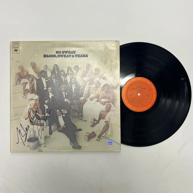 Lou Marini Signed No Sweat Vinyl Album PSA Autographed Blood, Sweat & Tears